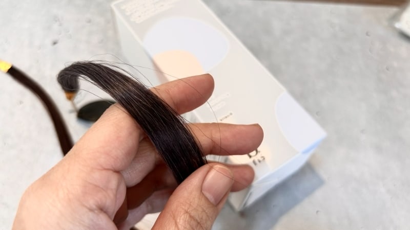 ビーリスエアリーカラーリングフォームの染毛効果検証