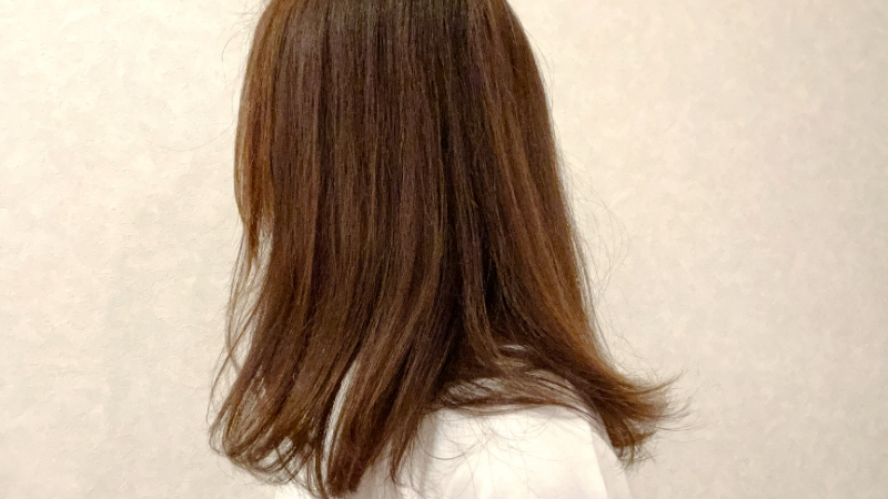 スティーブンノル カラーコントロールシャンプー使用後の髪