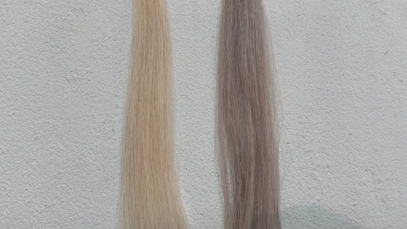 コラージワンオールインカラーシャンプー染毛効果検証1回目