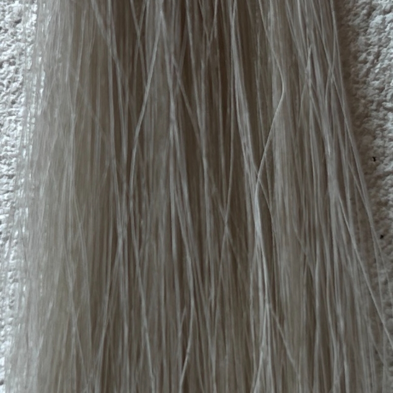 Kyogokuカラーシャンプー（アッシュグレイ）を毛束で染毛効果検証3回目