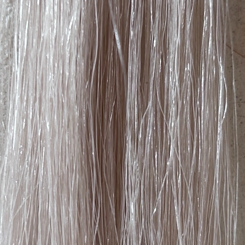 N.カラーシャンプー(パープル)を毛束で染毛効果検証2回目