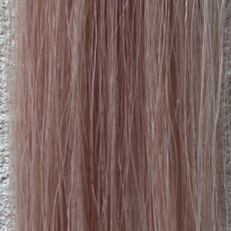 テンスターカラーシャンプー(ブラウン)を毛束で染毛効果検証1回目
